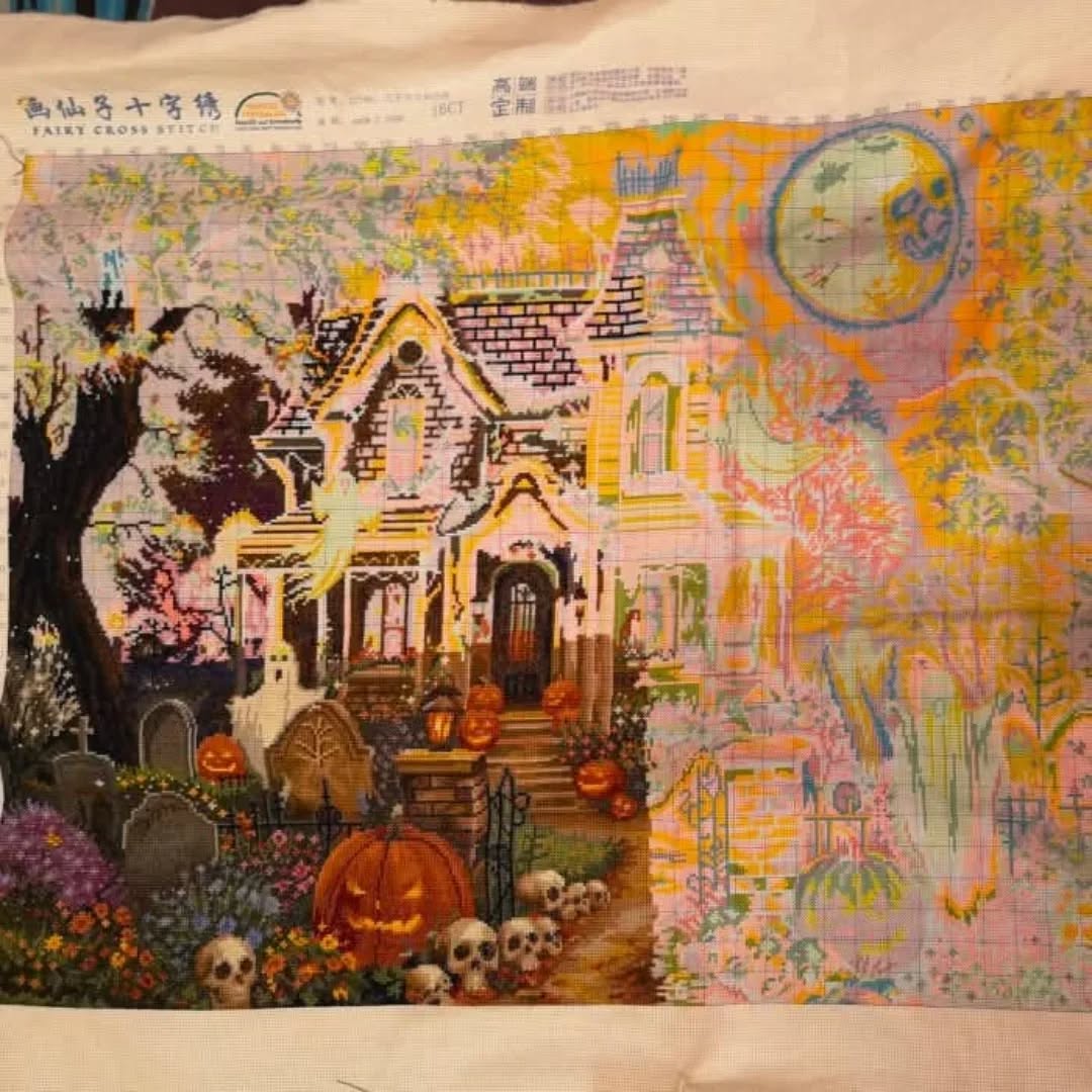 🅱🅰🆂🆃🅴🅻🆂🆃🆄🅽🅳🅴

So, liebe Leute, ich dachte, ich poste mal wieder meinen Fortschritt bei meinem Halloween-Stickbild.
Es geht voran, langsam, aber es geht voran, ich wage sogar ganz kühn zu behaupten, dass ich inzwischen 1/4 geschafft habe.
Und damit es vorwärts geht, werde ich heute mal die Sticknadel schwingen anstatt zum Buch zu greifen.
Habt alle noch einen schönen Abend. 

#VollAusgebucht #Stickbild #Halloween #DIY #Bastelstunde